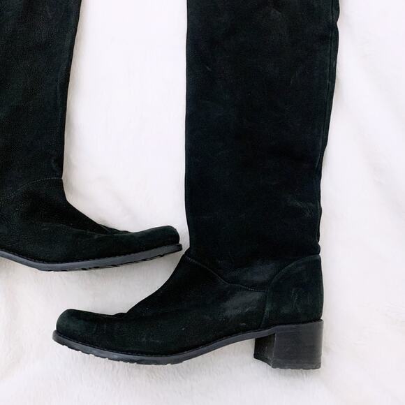 Stuart Weitzman Dunkirk Nubuck Boots - Picture 4 of 12